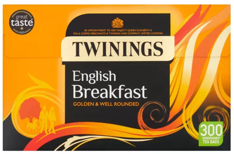 Twinings English Breakfast Tea Bags, 300 Pack